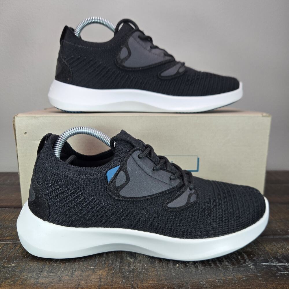 Vessi Everyday 2.0 Womens Size 5 Waterproof Shoes Sneakers Onyx Black White